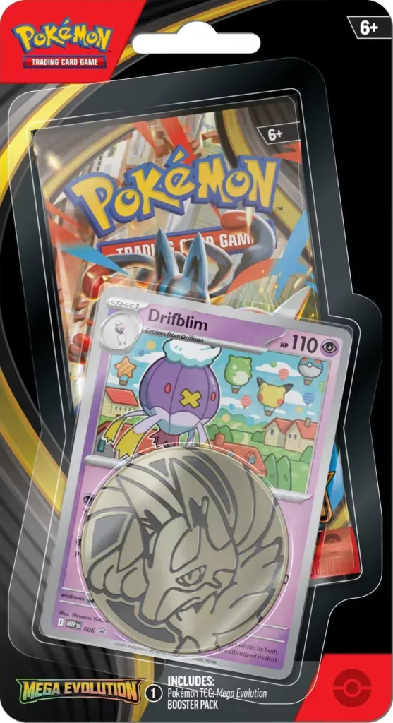 blister pokémon amélioré de la série Méga-Évolution (carte promo grodrive)