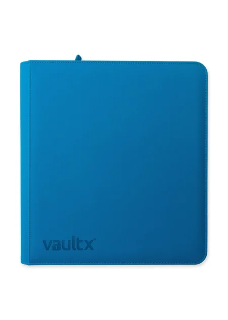 classeur 12 pocket de la marque vault x en édition limitée bleu neon