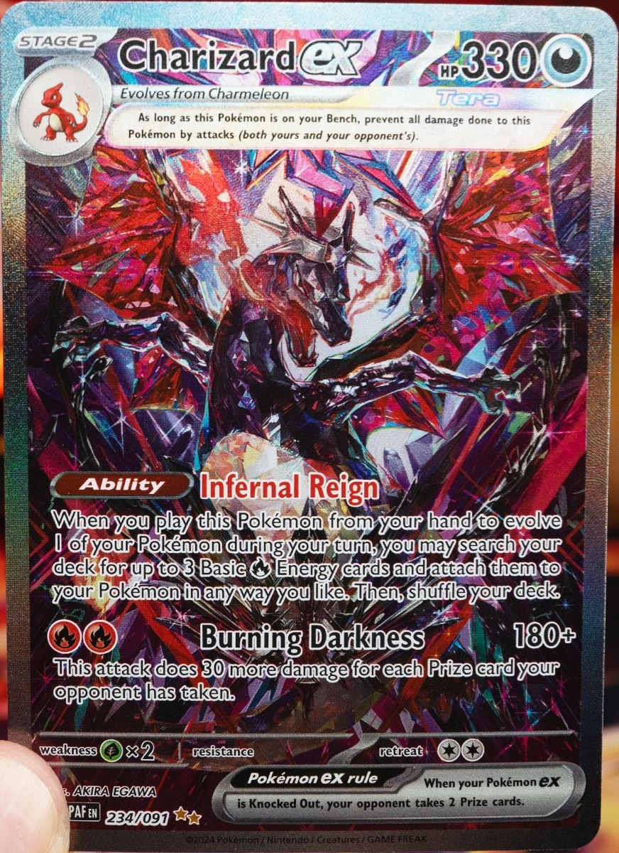 carte SAR Dracaufeu ex shiny 234/91