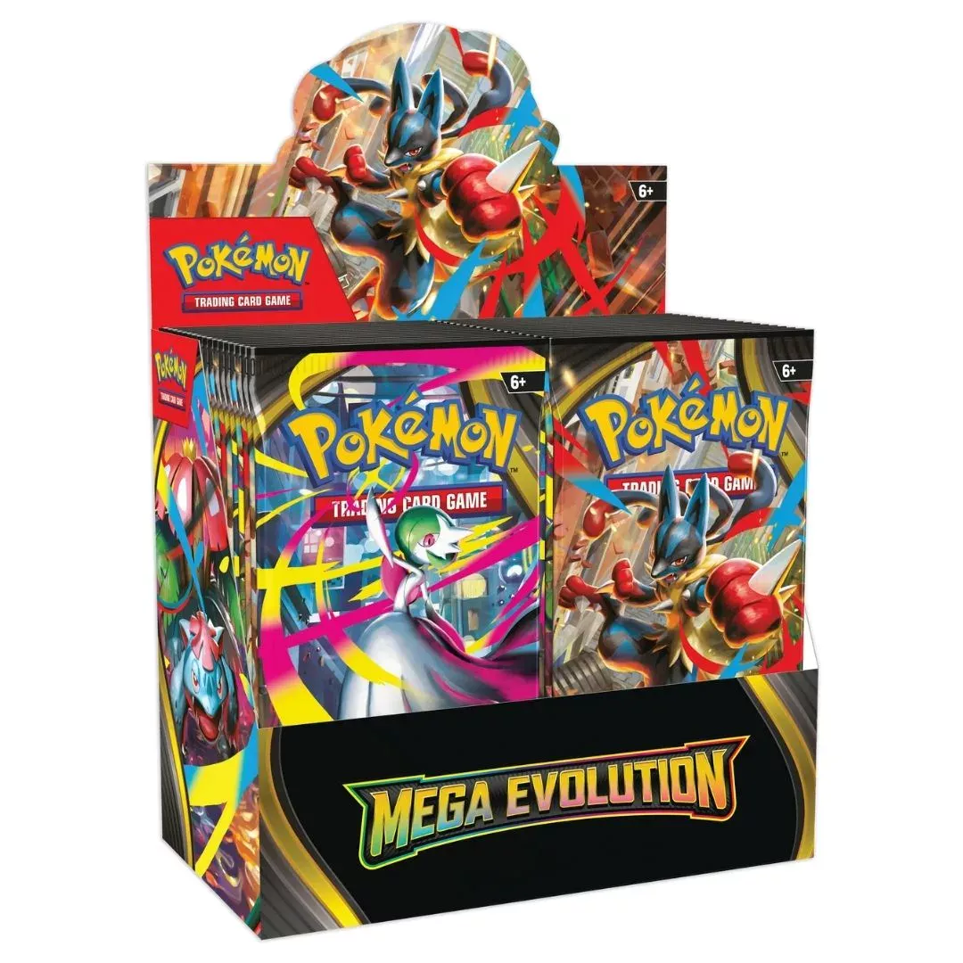 display pokemon de la série "méga-évolution"