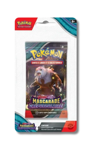 blister pokémon ev06 mascarade crépusculaire illustration ursaking lune vermeille