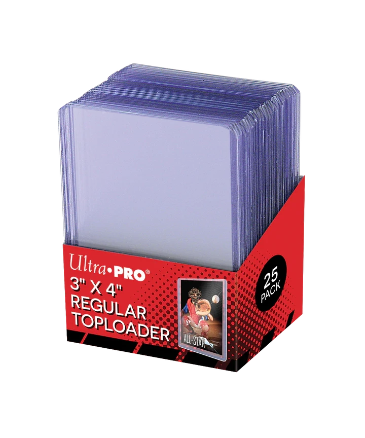 paquet de 25 toploaders ultra pro
