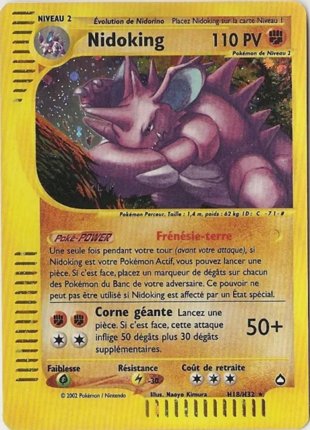 Nidoking H18/H32 (Holographique)