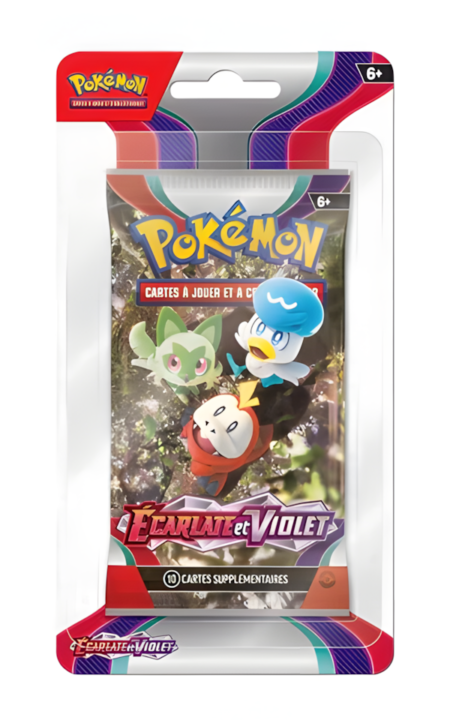 pokemon blister écarlate & violet (ev01) illustration starters