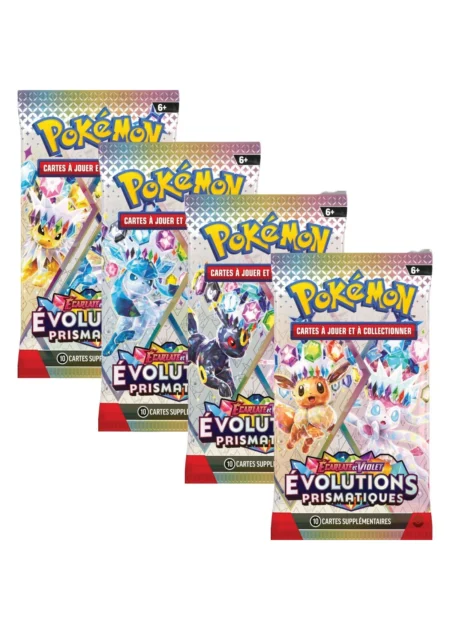 boosters Pokémon de la série Évolutions Prismatiques (EV8.5)