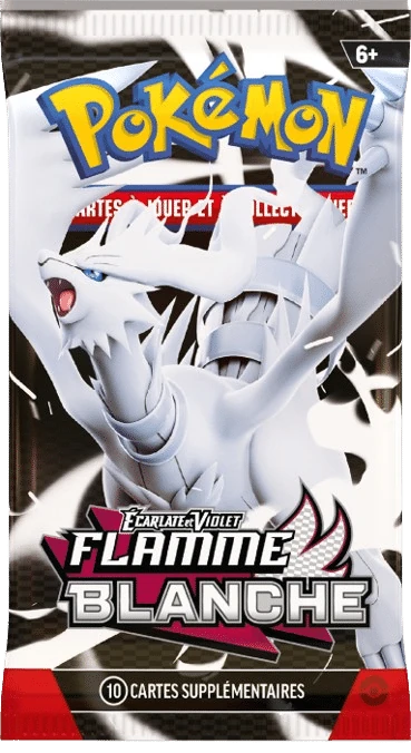 pokemon visuel des boosters de la série ev10.5 : flamme blanche