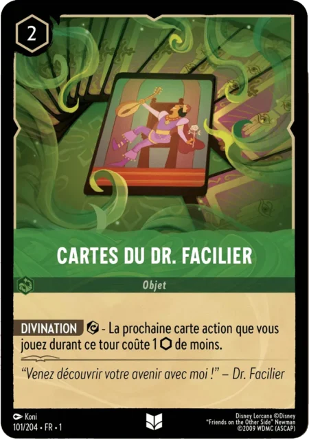 Carte du Dr. Facilier (Objet) 101/204