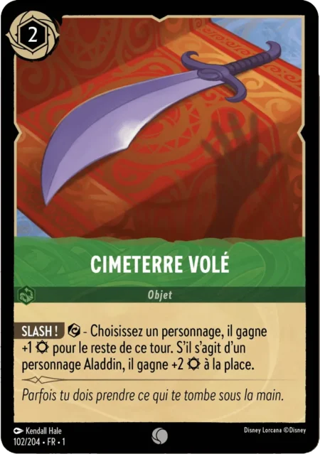 Cimeterre volé (Objet) 102/204