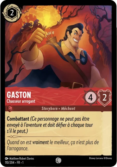 Gaston (Chasseur arrogant) 110/204