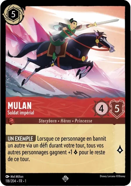 Mulan Soldat  (Impérial) 118/204