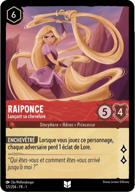 Raiponce (Lançant sa chevelure) 121/204