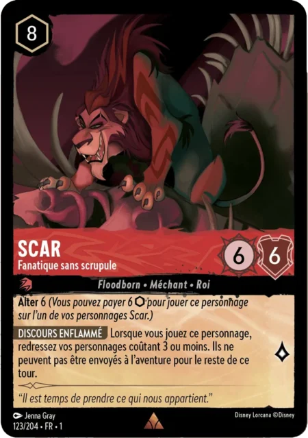 Scar (Fanatique sans scrupule) 123/204