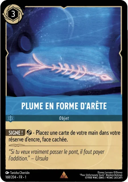Plume en forme d’arête (Objet) 168/204