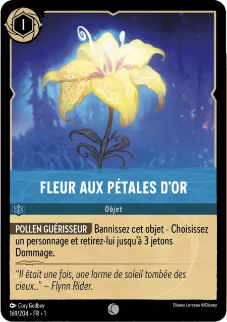Fleur aux pétales d’or (Objet) 169/204