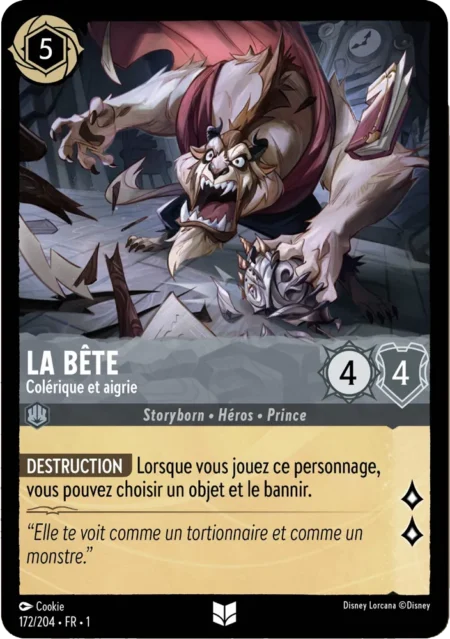 La Bête (Colérique et aigrie) 172/204