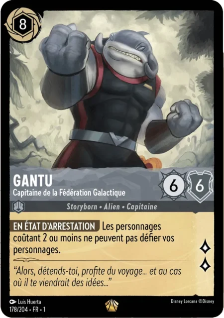 Capitaine Gantu (Capitaine de la Fédération Galactique) 178/204
