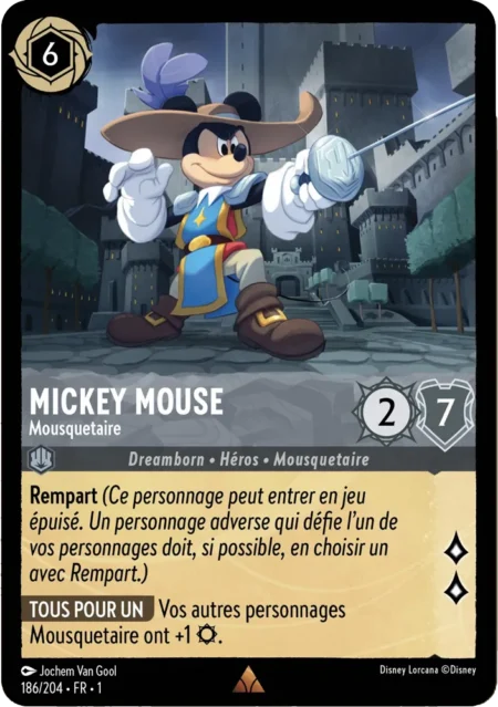Mickey Mouse (Mousquetaire) 186/204