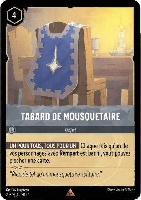 Tabard de Mousquetaire (Objet) 203/204