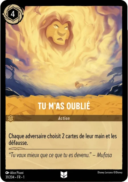 Tu m’as oublié (Action) 31/204