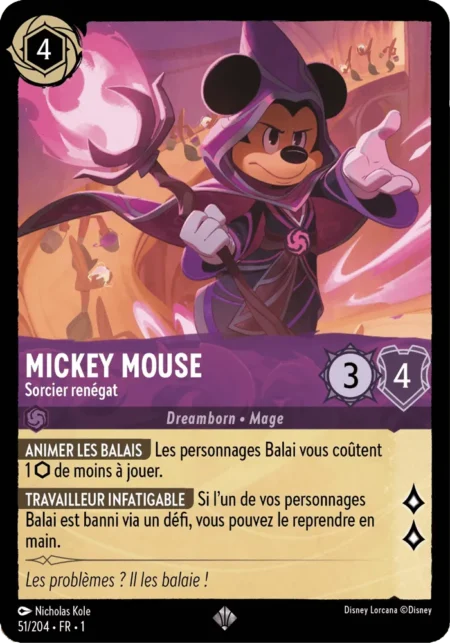 Mickey Mouse (Sorcier renégat) 51/204