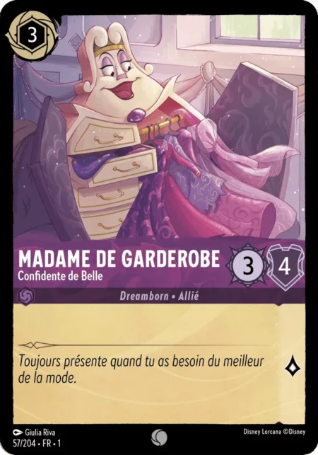 Madame de Garderobe (Confidente de Belle) 57/204