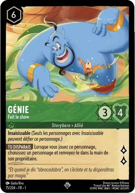 Génie (Fait le show) 75/204