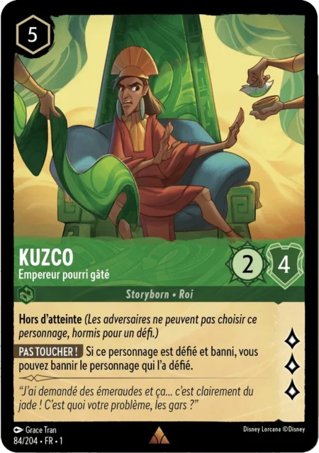 Kuzco (Empereur pourri gâté) 84/204