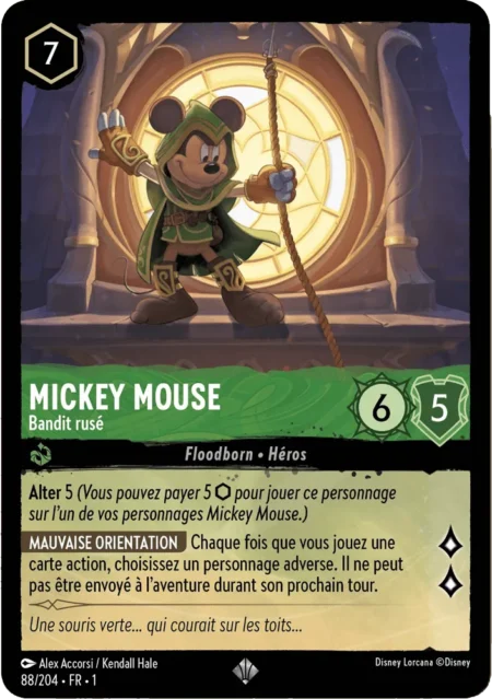 Mickey Mouse (Bandit rusé) 88/204