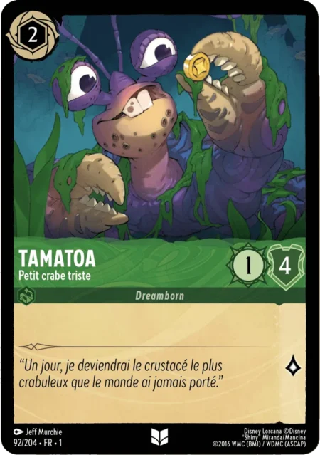 Tamatoa (Petit crabe terne) 92/204