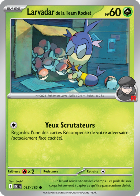 Larvadar de la Team Rocket 015/182