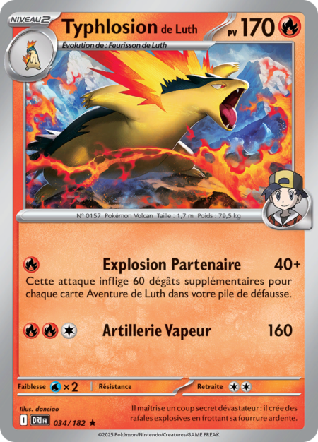 Typhlosion de Luth 034/182