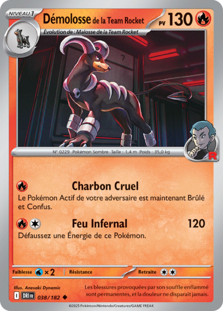 Démolosse de la Team Rocket 038/182
