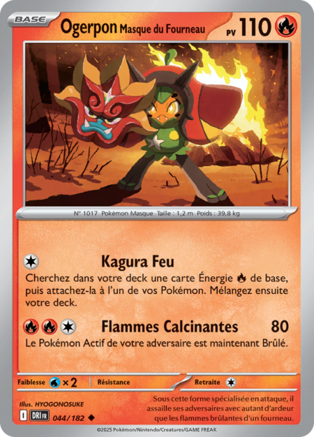 Ogerpon Masque du Fourneau 044/182