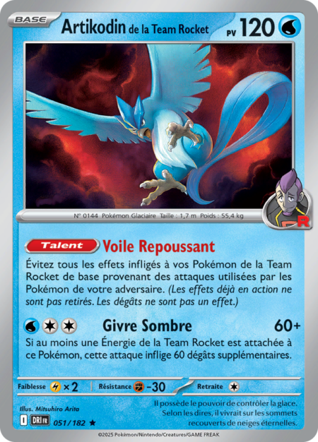 Artikodin de la Team Rocket 051/182