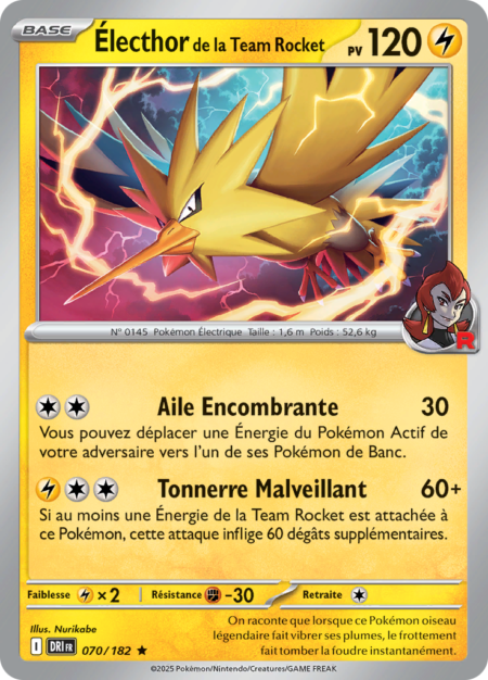 Électhor de la Team Rocket 070/182