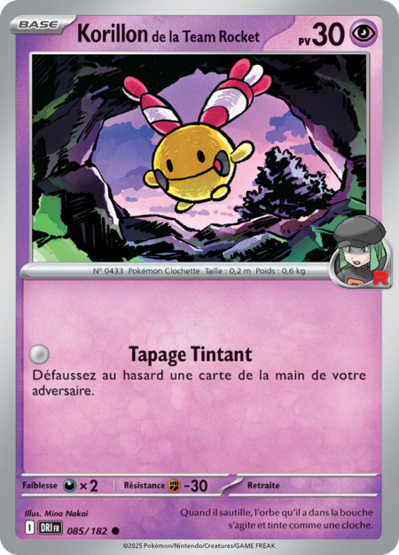 Korillon de la Team Rocket 085/182