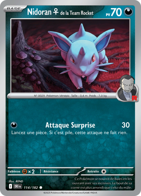 Nidoran♀ de la Team Rocket 114/182