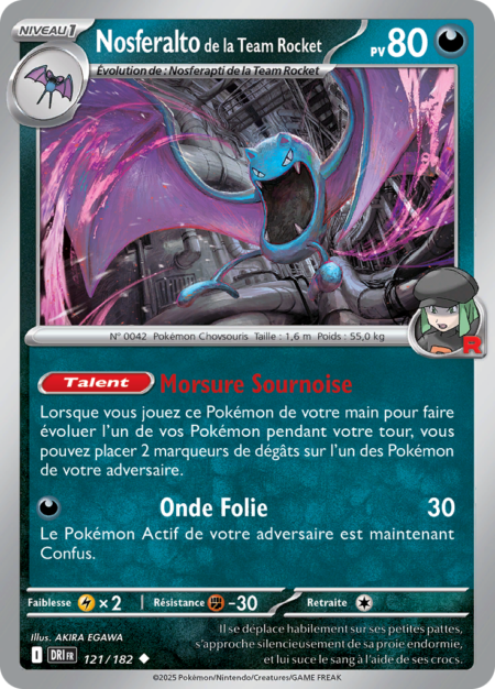 Nosferalto de la Team Rocket 121/182