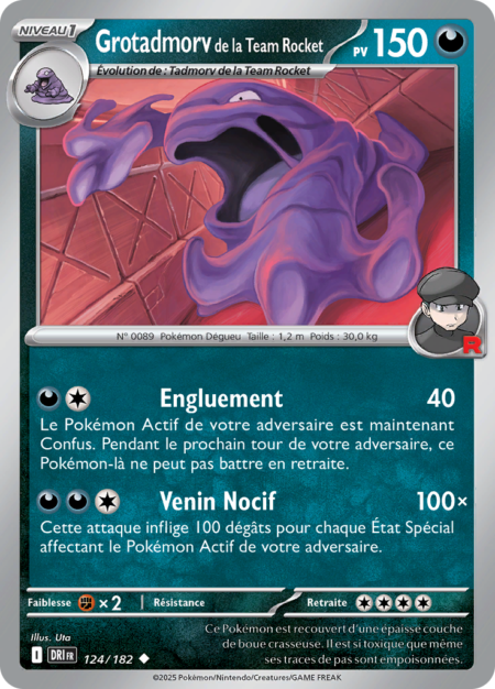 Grotadmorv de la Team Rocket 124/182