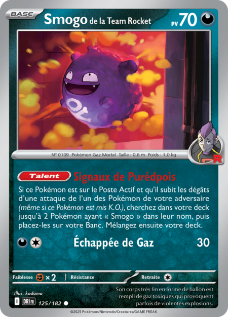 Smogo de la Team Rocket 125/182
