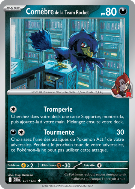 Cornèbre de la Team Rocket 127/182
