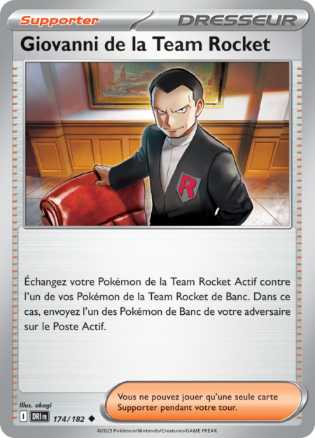 Giovanni de la Team Rocket 174/182