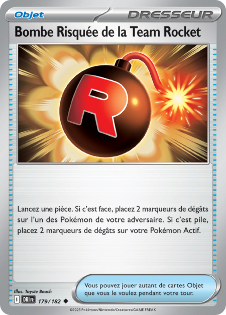 Bombe Risquée de la Team Rocket 179/182