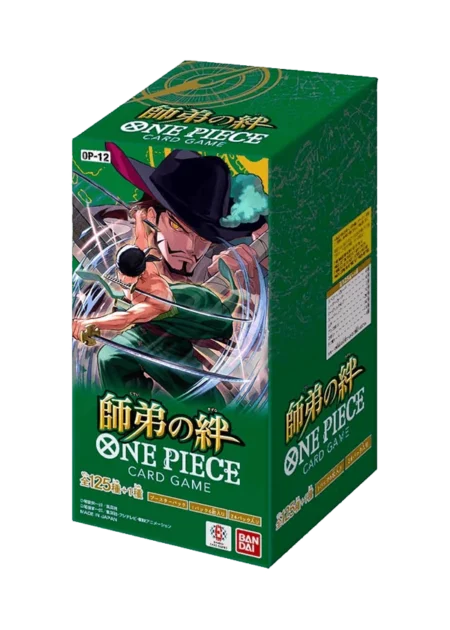 display one piece bandai op12 master of the legacy japonaise