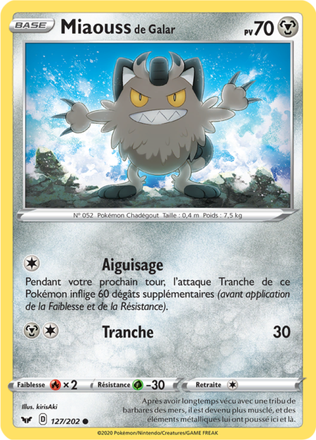 Miaouss de Galar 127/202