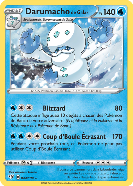 Darumacho de Galar 044/189