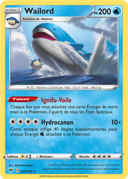 Wailord 032/185