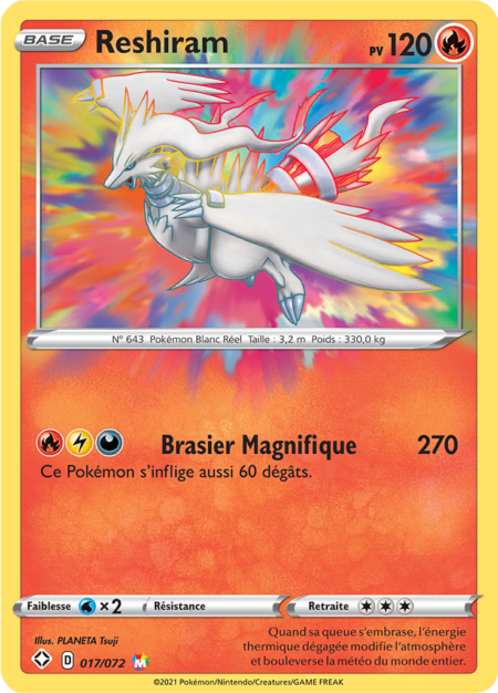 Reshiram 017/072