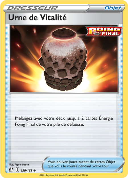 Urne de Vitalité 139/163