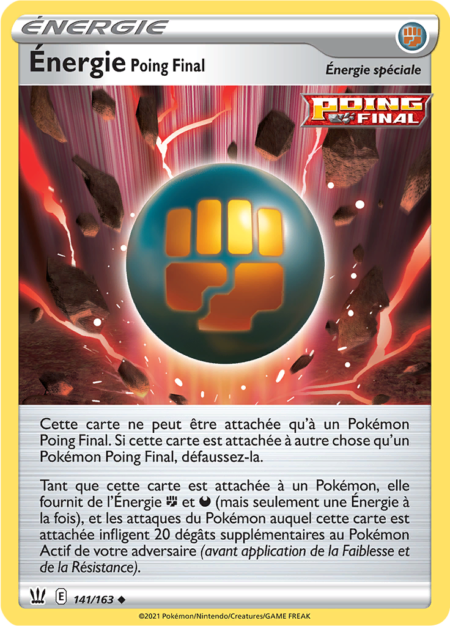 Énergie Poing Final 141/163